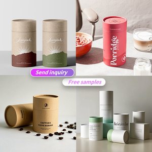 Có thể tái chế trà bao bì cho hạt cà phê bột các tông ống giấy tùy chỉnh sang trọng hộp giấy bao bì cấp thực phẩm container - Product Image 3