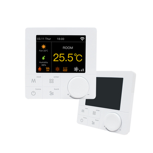 <span class=keywords><strong>Thermostat</strong></span> intelligent pour chaudière à <span class=keywords><strong>gaz</strong></span> WiFi Modbus avec commande par bouton pour le contrôle de la température ambiante - Product Image 1