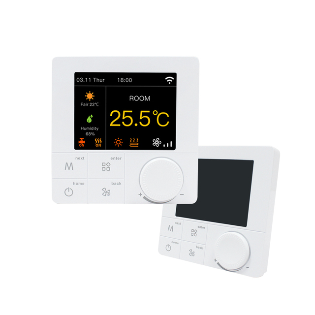 WiFi Modbus Gas Boiler Thermostat Smart Room Temperature Controller with Knob Operation