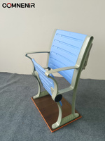Chaise de bureau de salle de conférence pliable moderne et stable pour les paramètres de mobilier d'amphithéâtre d'école d'université et de collège
