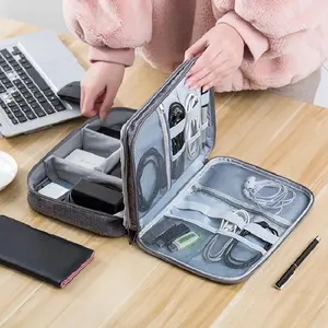 Digital Accessories Electronics Organizer Bag Waterproof Carrying Pouch Electronics Storage Bag Travel Universal Cable Organizer