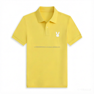 Camisetas Polo de Algodón para Hombre y Mujer al por Mayor, de Manga Corta, Transpirables, Estilo Vintage Ralph - Product Image 3