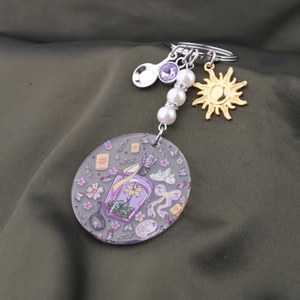 Porte-clés en acrylique OEM/ODM, personnage de dessin animé Bekech <span class=keywords><strong>Sun</strong></span> Princess, merchandising de film, aventure magique, pour les amateurs de films - Product Image 4