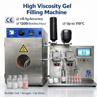 Machine de remplissage cosmétique CE Advanced à haute viscosité avec système de chauffage pour gel à ongles, brillant à lèvres et adhésif pour cils