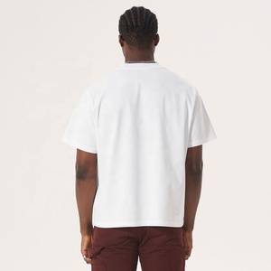 เสื้อยืดผ้าฝ้าย100% ทรงโอเวอร์ไซส์สำหรับผู้ชาย - Product Image 3