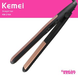 Lisseur de cheveux en céramique tourmaline Kemei KM-216A pour femmes, double usage (lissage et bouclage), chauffe rapide pour les franges - Product Image 5