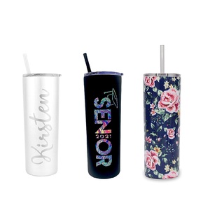 CHL promoción al <span class=keywords><strong>por</strong></span> <span class=keywords><strong>mayor</strong></span> gimnasio botella de agua de acero inoxidable de doble pared recta vaso vacío sublimación tazas - Product Image 6