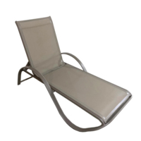 Chaise longue à cadre en aluminium de haute qualité pour piscine extérieure, jardin ou hôtel, chaise de concubine impériale pour bronzer