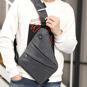 Bolso Bandolera Antirrobo Personal para Viajes, Deportes, Correr, Cartera Invisible, Multifuncional, Antisalpicaduras, Bolso de Pecho para Hombre - Product Image 2