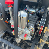 Pulvérisateur agricole intelligent autopropulsé sans pilote JaFu à chenilles, haute efficacité, moteur de véhicule de pulvérisation de pesticides, télécommande 500m