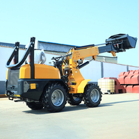 Mini-chargeuse agricole hydraulique diesel certifiée Euro 5 CE, fabriquée en Chine, pour travaux agricoles et d'ingénierie