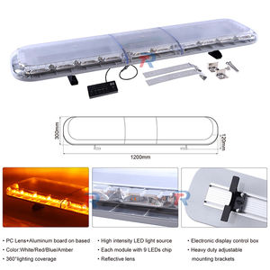 החדש 47 אינץ '198 הוביל גג אוטומטי בר אור אזהרה תואם עם בקרים דיגיטליים שונים - Product Image 2