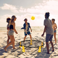 Kit de 3 balles Spikeball standard Jeu pour arrière-cour, pelouse, parc, extérieur, intérieur, sports, plage, volley-ball, filet de jeu Spikeball