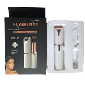 Meilleurs appareils d'épilation du visage sans douleur Tondeuse à sourcils électrique rechargeable par USB Rasoir épilateur pour femme - Product Image 5