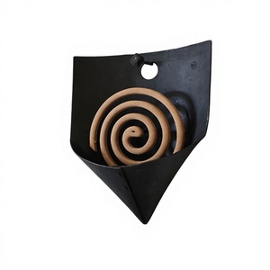 Soporte de Incienso en Espiral de Metal con Forma de Caracol, Difusor de Aromaterapia, Soporte Decorativo Negro para Uso en el Hogar y la Oficina, Quemador de Incienso en Espiral Hecho a Mano - Product Image 1