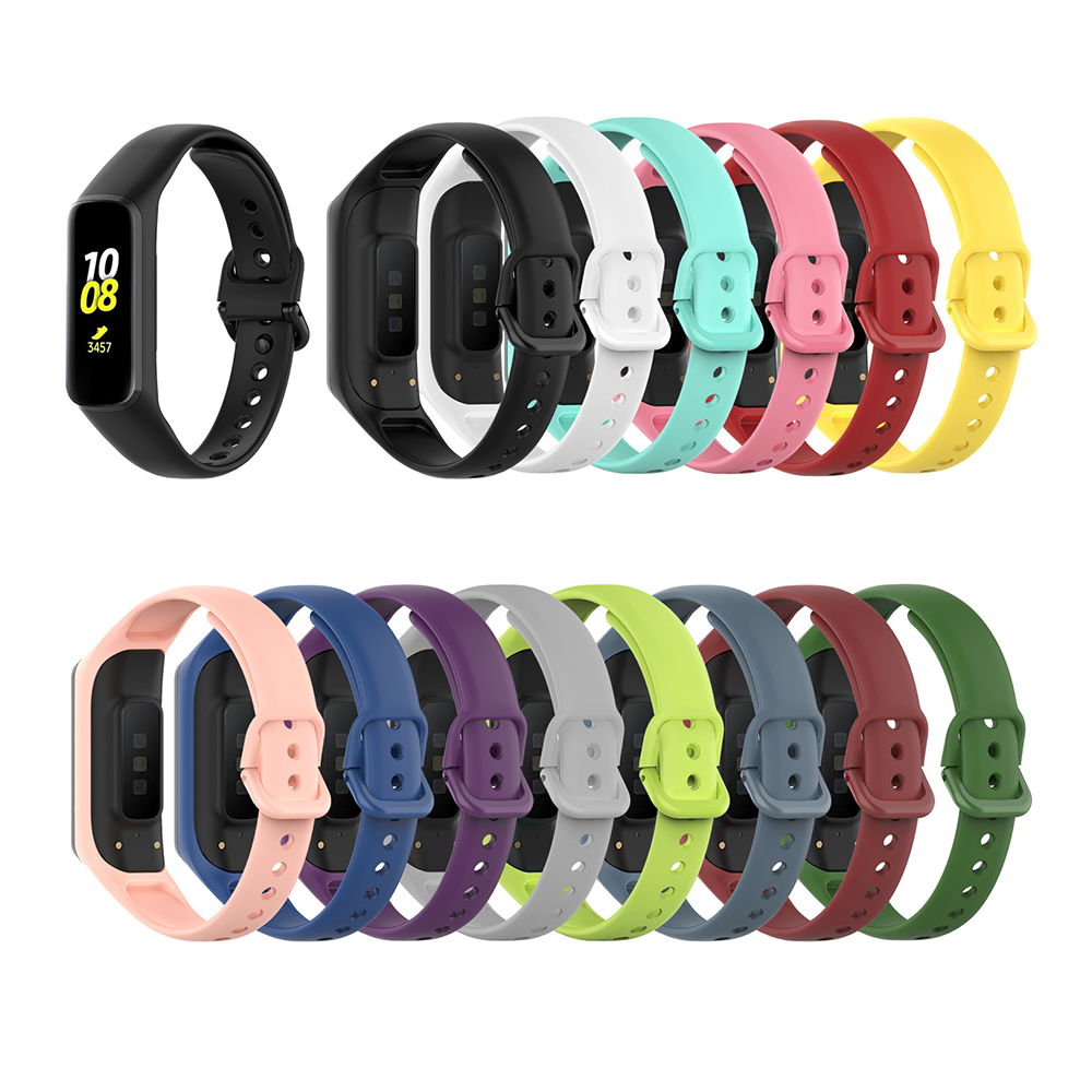 Силиконовый спортивный ремешок HUAMJ, умный Браслет, сменный ремешок для Samsung Galaxy Fit 2