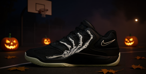 Zapatillas de baloncesto Nike KD 18 Halloween, parte superior de malla, suela de goma, entresuela de EVA, otoño, unisex - Product Image 2