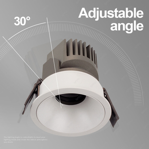 Spot anti-éblouissement moderne commercial Cob Downlight intégré salon sans lumière principale Led <span class=keywords><strong>plafond</strong></span> vers le bas - Product Image 5