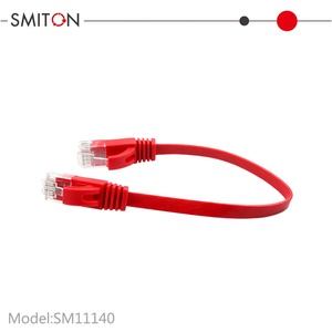 Phẳng cáp Ethernet CAT5e CAT6 UTP vá dây 4 cặp bị mắc kẹt oxy Miễn Phí Đồng RJ45 vá Cáp OEM Cat 6 Mạng Jumper - Product Image 2