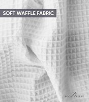 Robe de chambre gaufrée pour femme en coton doux, peignoir de spa léger en tricot gaufré style kimono, lavable en machine