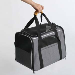 Bolsa de Viaje para Mascotas, Perros y Gatos, con Malla Suave y Transpirable, Portátil para Exteriores - Product Image 1