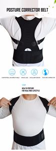 Corrector de postura para <span class=keywords><strong>hombre</strong></span> y mujer, soporte para la espalda, correa para el hombro, cinturón jorobado - Product Image 6