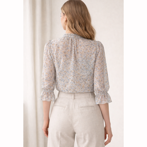 Vente en gros de chemisiers pour femmes, mode décontractée d'été, imprimés floraux, élégants, chemises pour femmes - Product Image 2