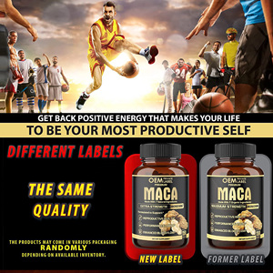 Integratore OEM di Radice di Maca, Radice di Ginseng, Radice di Ashwagandha, Tribulus Terrestris 8050 Mg, Supporta la Forza Maschile, Capsule di Maca Rossa - Product Image 5