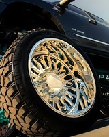 KD014 Jantes de camion forgées à double roue 8 trous 22/24/26/28/30 pouces 24x8.25 pour F-250 F-350 F-450 Silverado Sierra Ram 2500-3500