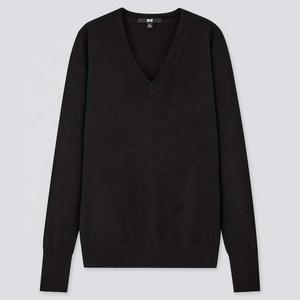 WOMEN 100% COTTON <b>V</b> <b>NECK</b> <b>JUMPER</b> <b>LONG</b> SLEEVE WINTER SEASON EMBROIDERY LOGO RUNNING CASUAL FASHIONWEAR Quick Dry Breathable - Product Image 5