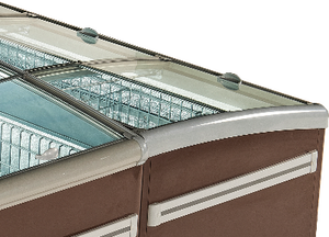 Kommerzielle All-in-One-Insel-Gefriertruhe mit Heißgas-Abtauung, Kombinationsvitrine, LED und reflektierendem Glas für gefrorenes Fleisch - Product Image 3