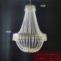 Lámpara de Araña para Boda, Dorada, Acrílica, de Cristal, Decoración de Techo para Boda, Lámpara de Araña para Decoración de Fiestas y Bodas