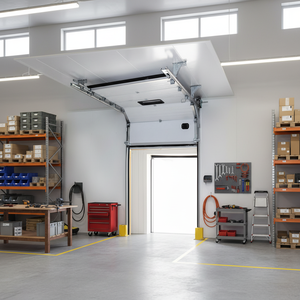 <span class=keywords><strong>Porte</strong></span> sectionnelle horizontale automatique au design moderne nouvelle <span class=keywords><strong>porte</strong></span> basculante commerciale en matériau polymère pour la <span class=keywords><strong>maison</strong></span> <span class=keywords><strong>porte</strong></span> de <span class=keywords><strong>garage</strong></span> à bas prix - Product Image 1
