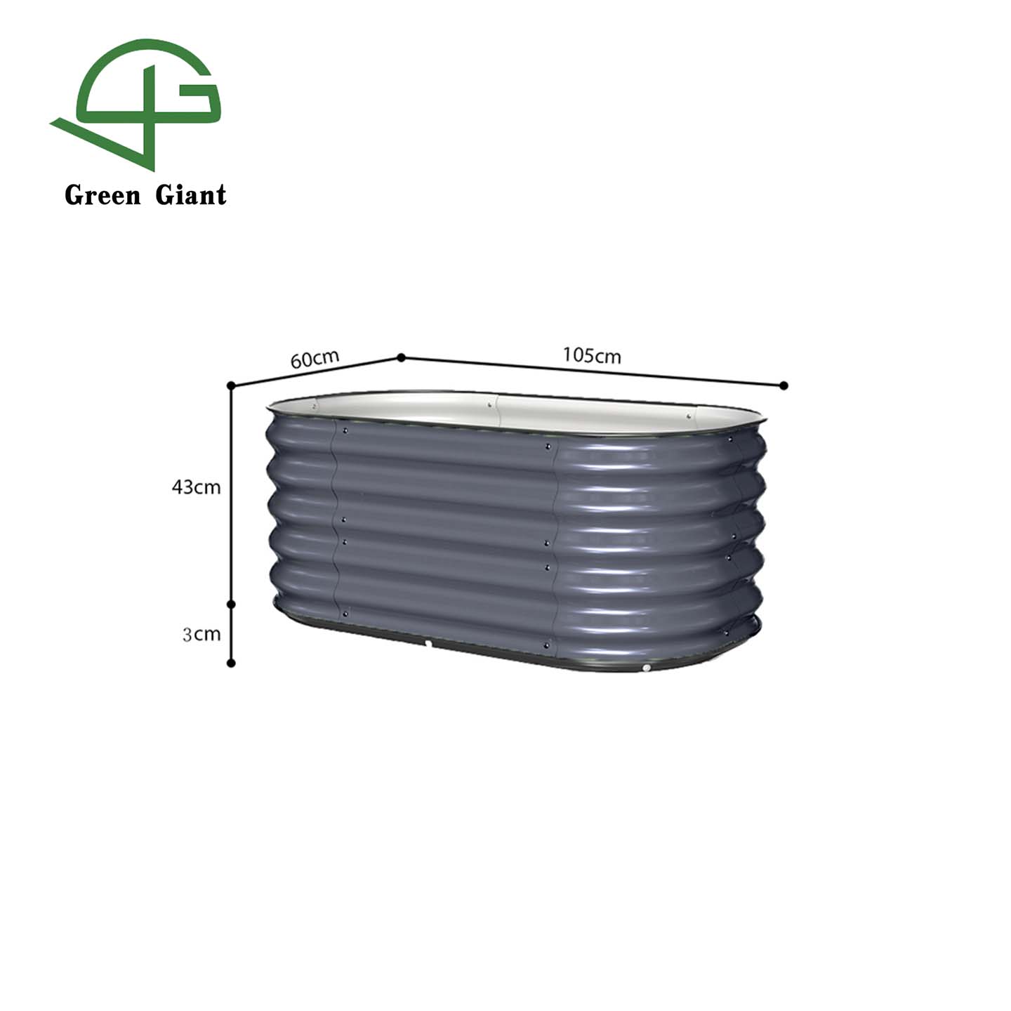 105x60x46cm-With base but no wheels