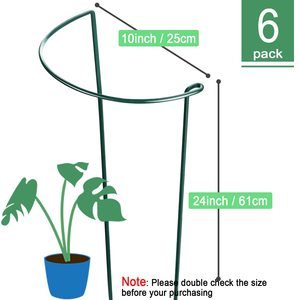 <span class=keywords><strong>Support</strong></span> de plante en treillis métallique <span class=keywords><strong>d</strong></span>'<span class=keywords><strong>intérieur</strong></span> <span class=keywords><strong>Support</strong></span> de plante demi-rond Supports de conception de piquet <span class=keywords><strong>pour</strong></span> <span class=keywords><strong>plantes</strong></span> <span class=keywords><strong>grimpantes</strong></span> suspendues - Product Image 3