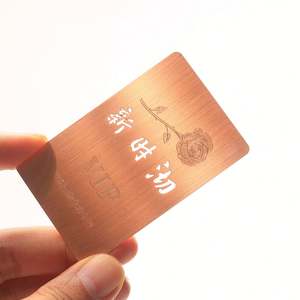 High Quality Thick <b>Black</b> Aluminum <b>Metal</b> Blank Business Cards Anodized - Product Image 6