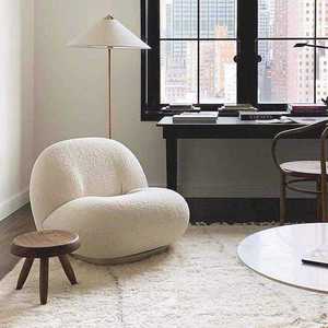 Fauteuil pivotant moderne en fer bronzé de style nordique pour salon, salle à manger, chaise de loisirs pour appartement et hôtel - Product Image 1