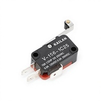 Micro-interrupteur à levier long V-156-1C25 avec contact argenté 15A 250VAC/125VDC