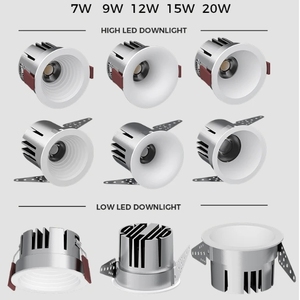 DGLUX Spots LED encastrés modernes super lumineux, intelligents, fins et anti-éblouissement pour la maison, le bureau, la chambre et le couloir - Product Image 2