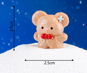 Desain baru pohon Natal hadiah Resin kerajinan lanskap mikro ornamen peri Taman Miniatur dekorasi kerajinan - Product Image 4