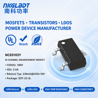 Transistor de puissance MOSFET à canal N NCE0103Y 100V 2.6A SOT 23 3L avec RDS de 230 mOhm pour la gestion de l'alimentation