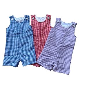 Combinaison monogramme pour garçons, bleu clair, style ventouse pour nourrissons, barboteuse - Product Image 6