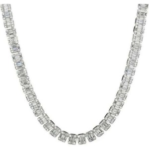 Chaîne cubaine en argent sterling brillant avec diamants Moissanite pour cadeaux et occasions spéciales – Vente en gros - Product Image 2