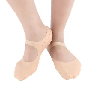 Nhà Máy Cung Cấp Phong Cách Mới Cotton Chống Trượt Mềm Silicone Sole Dance Barre Ballet Pilates Sox Tùy Chỉnh Phụ Nữ Grip Yoga Socks