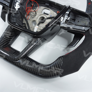 Volant de voiture personnalisé en fibre de carbone pour <span class=keywords><strong>Audi</strong></span> Q7 Q5L Q3 Q8 <span class=keywords><strong>RSQ3</strong></span> RSQ5 RSQ8 Q5 A3 A4 A5 - Product Image 4