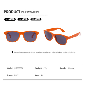 Gafas de Sol Cuadradas con Marco de PET Reciclado Ecológico, Protección UV400, para Conducir, Clásicas para Hombre y Mujer, Venta al Por Mayor - Product Image 4