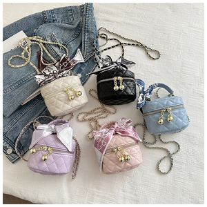 子供用PUイブニングバッグ、キュートなクロスボディスリングバッグ、キッズショルダーバッグ、高品質ガールズハンドバッグ、ジッパー付き、卸売 - Product Image 1