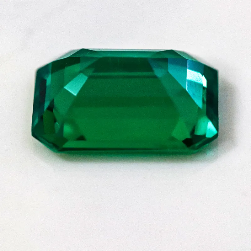 WuZhou Wholesale Price ES Asscher Cut lab grown colombia emerald synthetic diamond
