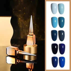 Vernis à ongles en gel sans essuyage, couche de base, UV/LED, pour manucure et pédicure, fourniture de bricolage, 15ml