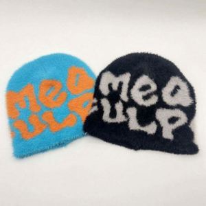 Gorros de Punto Personalizados Unisex al por Mayor, Gorro de Invierno de Primera Calidad, Mohair Mea Culpa Jacquard, 100% Nailon - Product Image 5